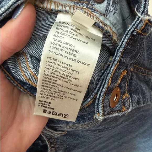 Pilcro Denim Jeans with Embroidered Detail - Picture 7 of 8